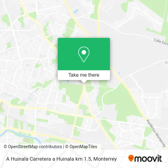 Mapa de A Huinala Carretera a Huinala km 1.5