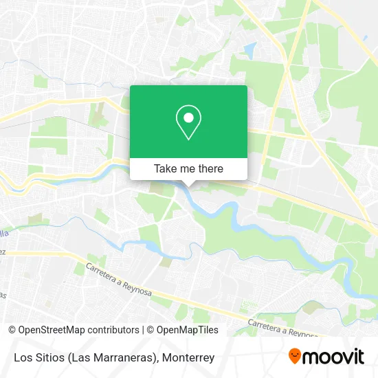 Los Sitios (Las Marraneras) map