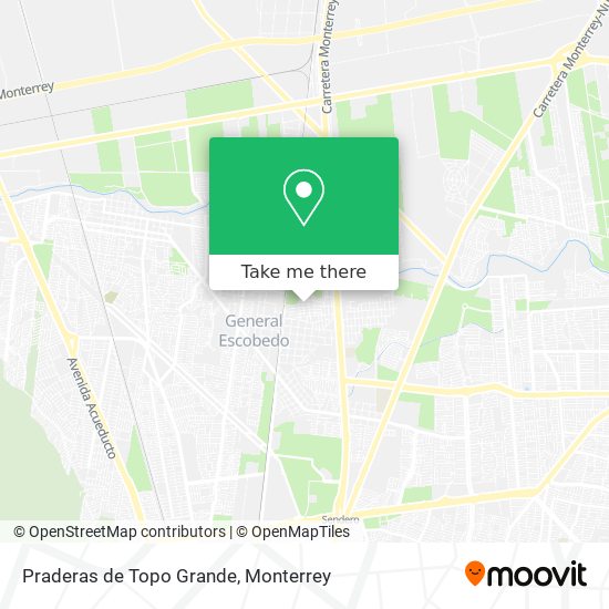 Praderas de Topo Grande map