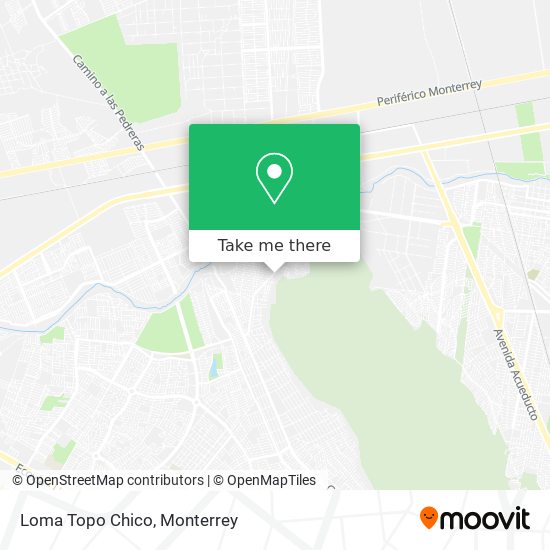 Mapa de Loma Topo Chico