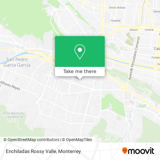 Mapa de Enchiladas Rossy Valle