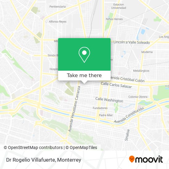 Dr Rogelio Villafuerte map