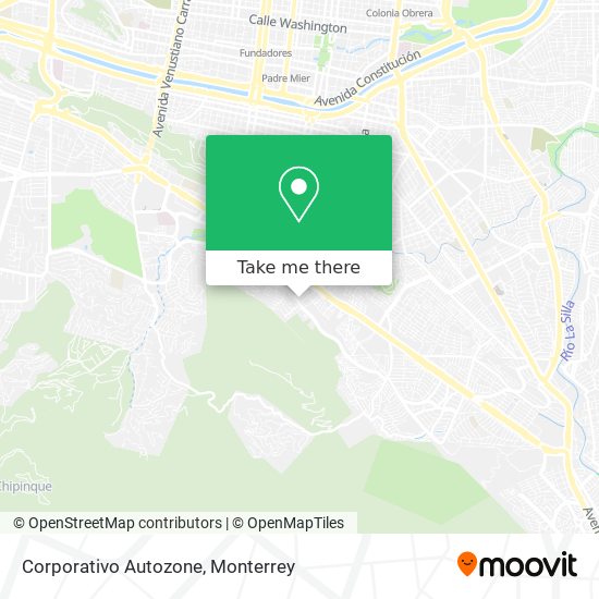 Corporativo Autozone map