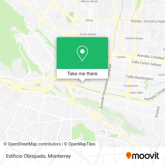 Edificio Obispado map