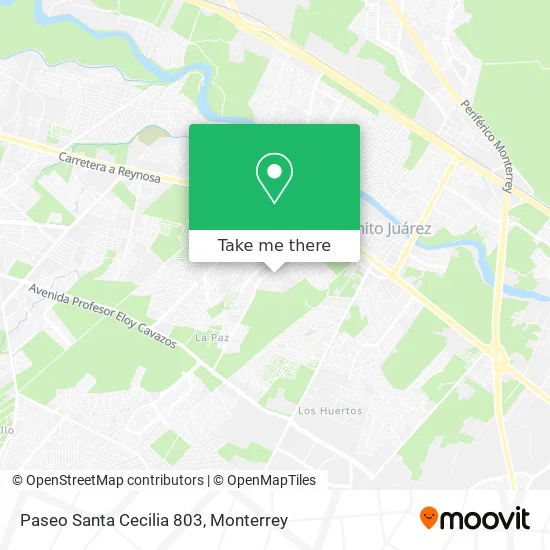 Paseo Santa Cecilia 803 map