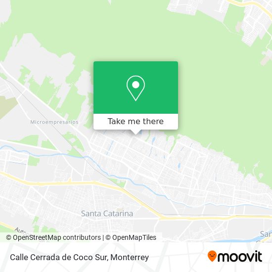 Calle Cerrada de Coco Sur map