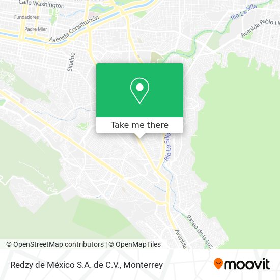 Mapa de Redzy de México S.A. de C.V.