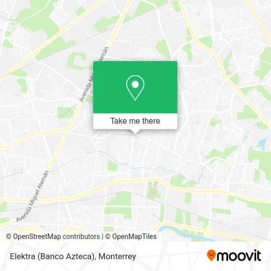 Elektra (Banco Azteca) map