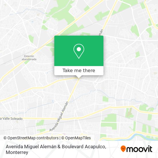 Avenida Miguel Alemán & Boulevard Acapulco map