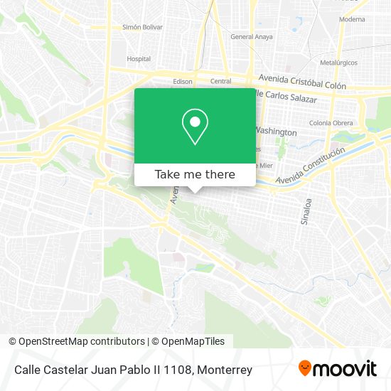 Calle Castelar Juan Pablo II 1108 map