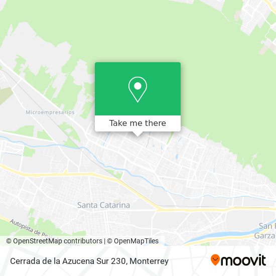 Cerrada de la Azucena Sur 230 map