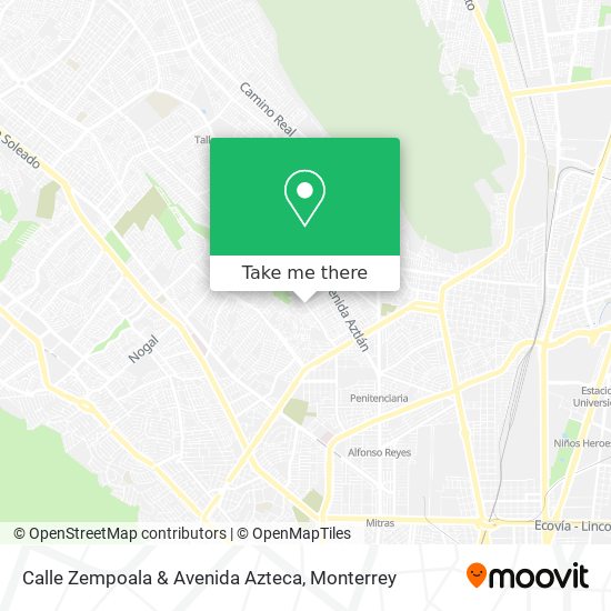 Calle Zempoala & Avenida Azteca map