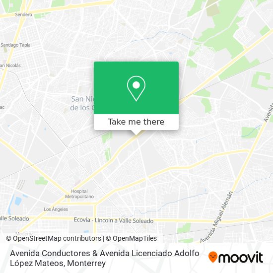 Avenida Conductores & Avenida Licenciado Adolfo López Mateos map