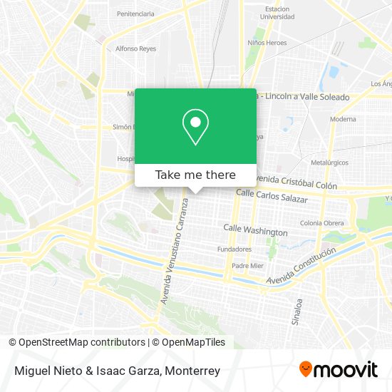 Miguel Nieto & Isaac Garza map