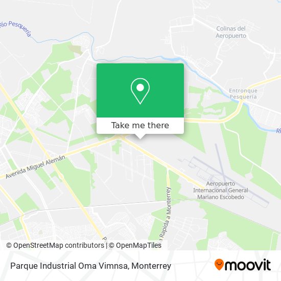 Parque Industrial Oma Vimnsa map