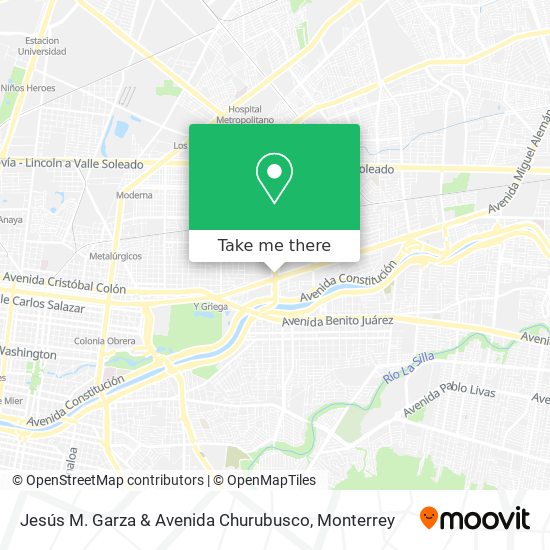Jesús M. Garza & Avenida Churubusco map
