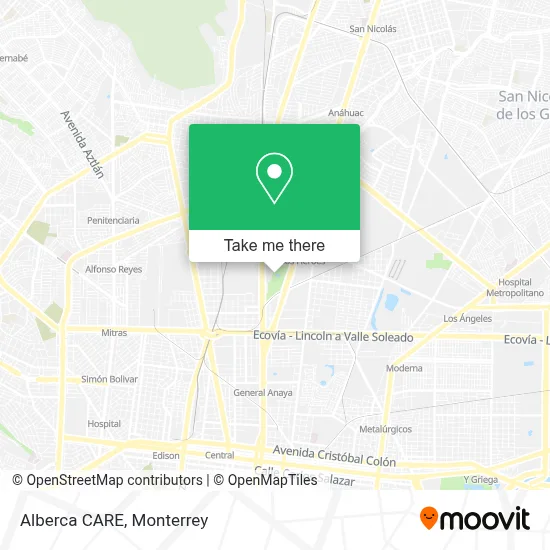 Alberca CARE map
