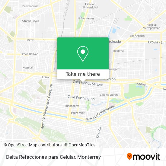 Delta Refacciones para Celular map