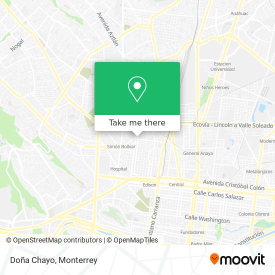 Mapa de Doña Chayo