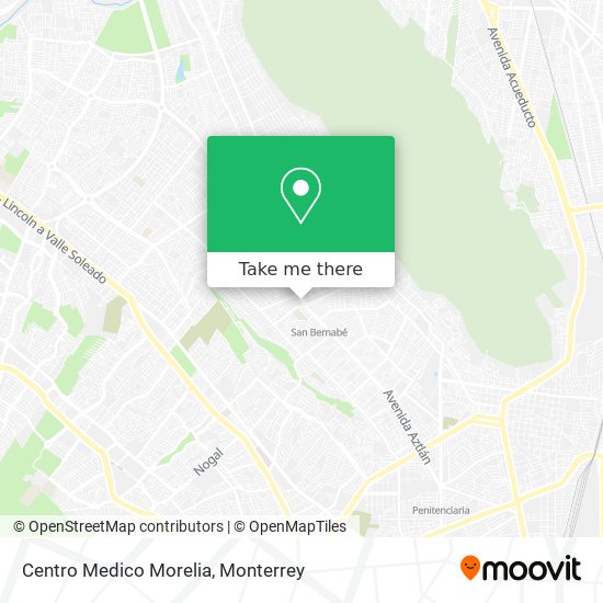 Centro Medico Morelia map