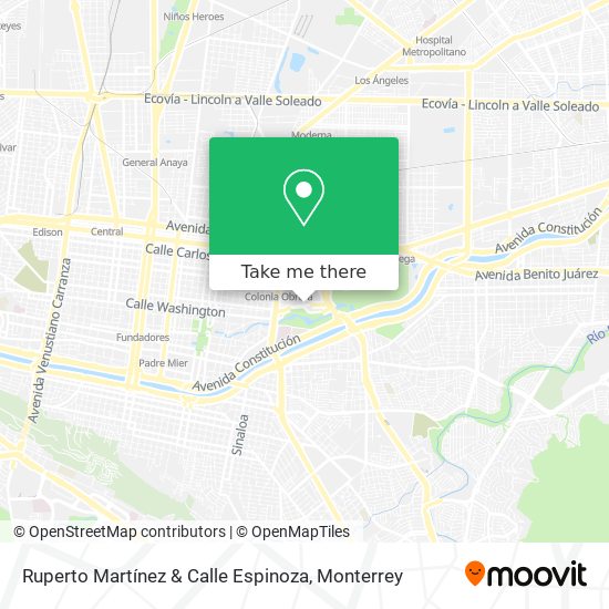 Ruperto Martínez & Calle Espinoza map