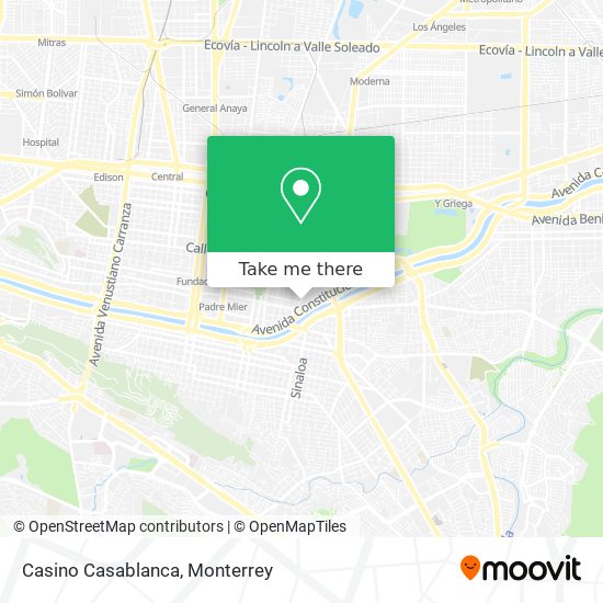 Mapa de Casino Casablanca