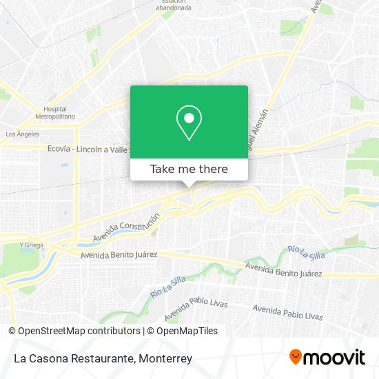 La Casona Restaurante map