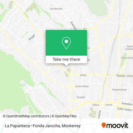 How to get to La Papanteca—Fonda Jarocha in Monterrey by Bus or Metrorrey?