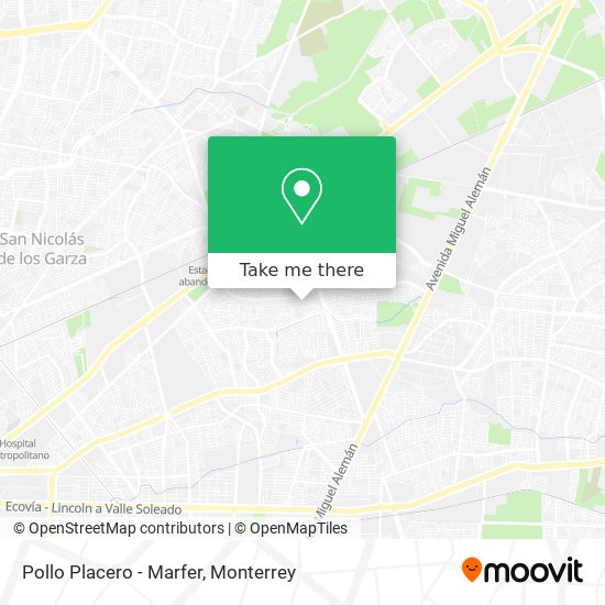 Mapa de Pollo Placero - Marfer