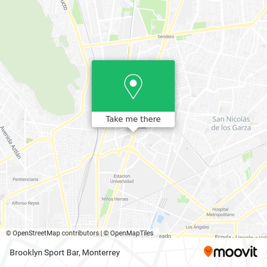 Mapa de Brooklyn Sport Bar