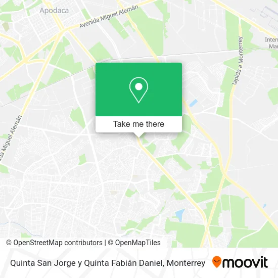 Mapa de Quinta San Jorge y Quinta Fabián Daniel