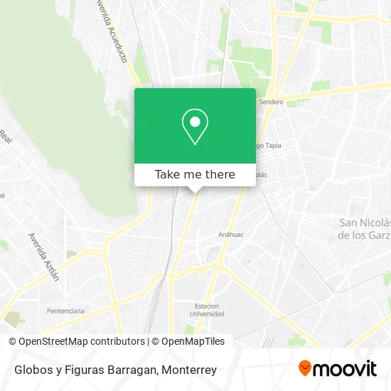Globos y Figuras Barragan map
