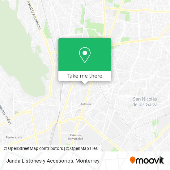 Janda Listones y Accesorios map