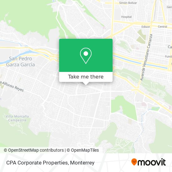 CPA Corporate Properties map