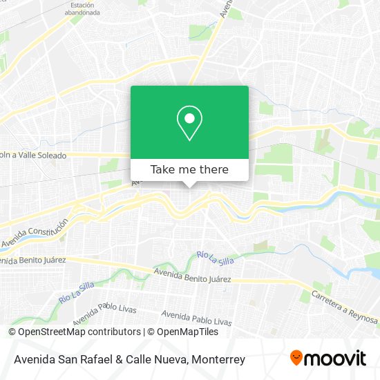 Avenida San Rafael & Calle Nueva map