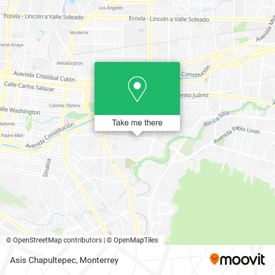 Asis Chapultepec map