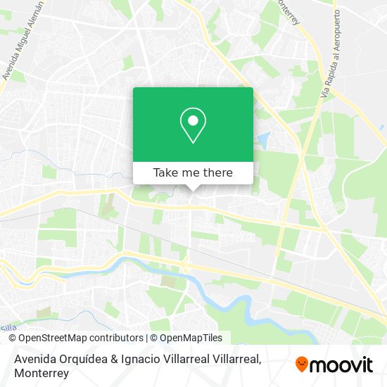 Avenida Orquídea & Ignacio Villarreal Villarreal map