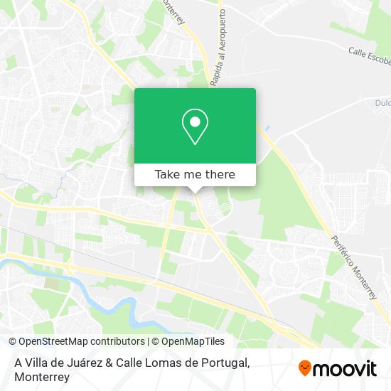 A Villa de Juárez & Calle Lomas de Portugal map