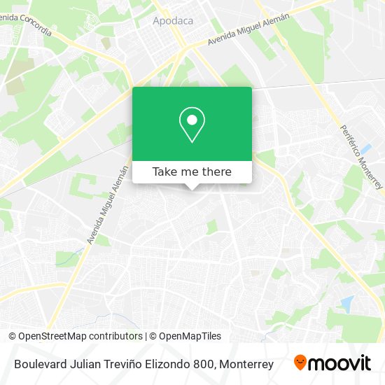 Mapa de Boulevard Julian Treviño Elizondo 800