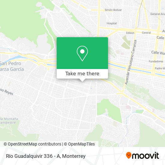 Río Guadalquivir 336 - A map