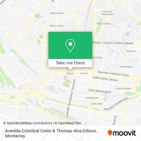 Mapa de Avenida Cristóbal Colón & Thomas Alva Edison