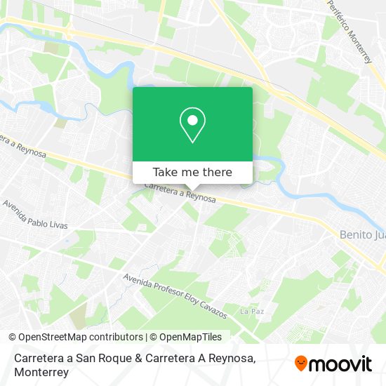 Carretera a San Roque & Carretera A Reynosa map