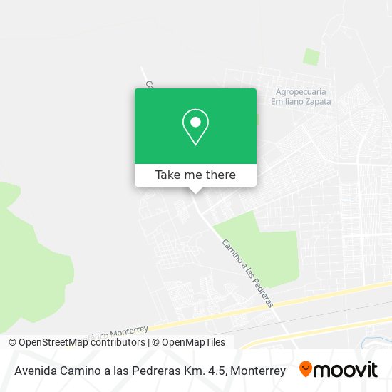 Mapa de Avenida Camino a las Pedreras Km. 4.5