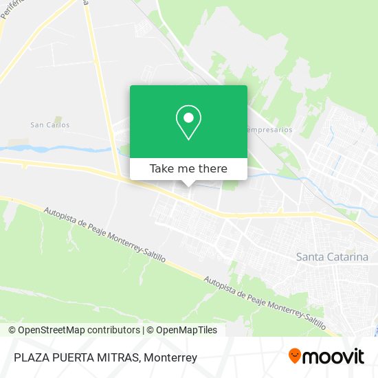 PLAZA PUERTA MITRAS map