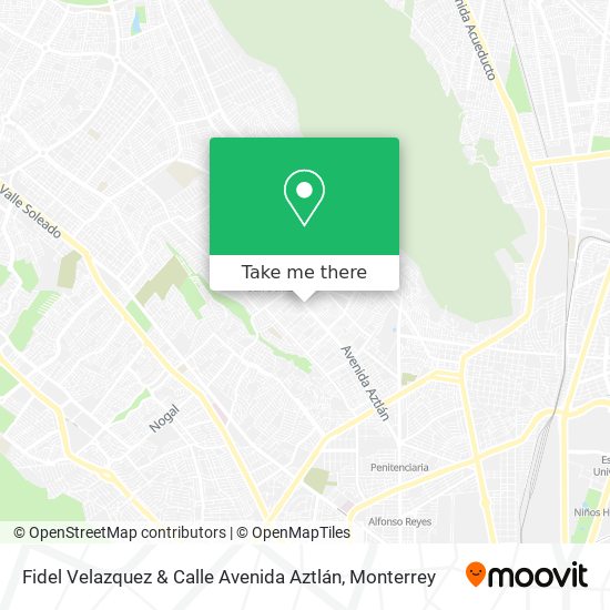 How to get to Fidel Velazquez & Calle Avenida Aztlán in Monterrey by Bus or  Metrorrey?