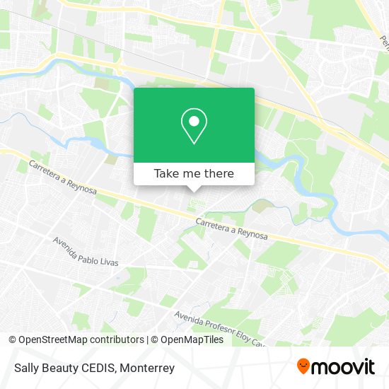 Mapa de Sally Beauty CEDIS