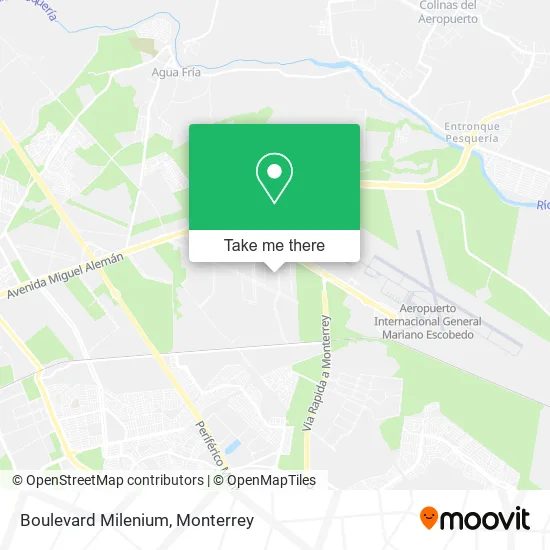 Mapa de Boulevard Milenium