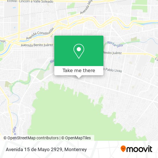 Mapa de Avenida 15 de Mayo 2929