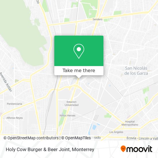 Mapa de Holy Cow Burger & Beer Joint