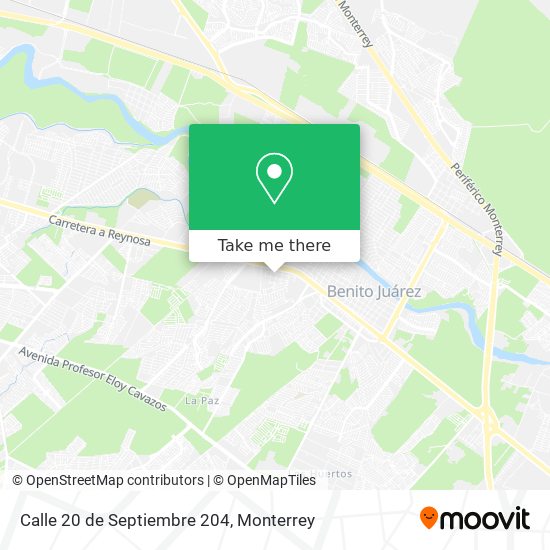 Calle 20 de Septiembre 204 map